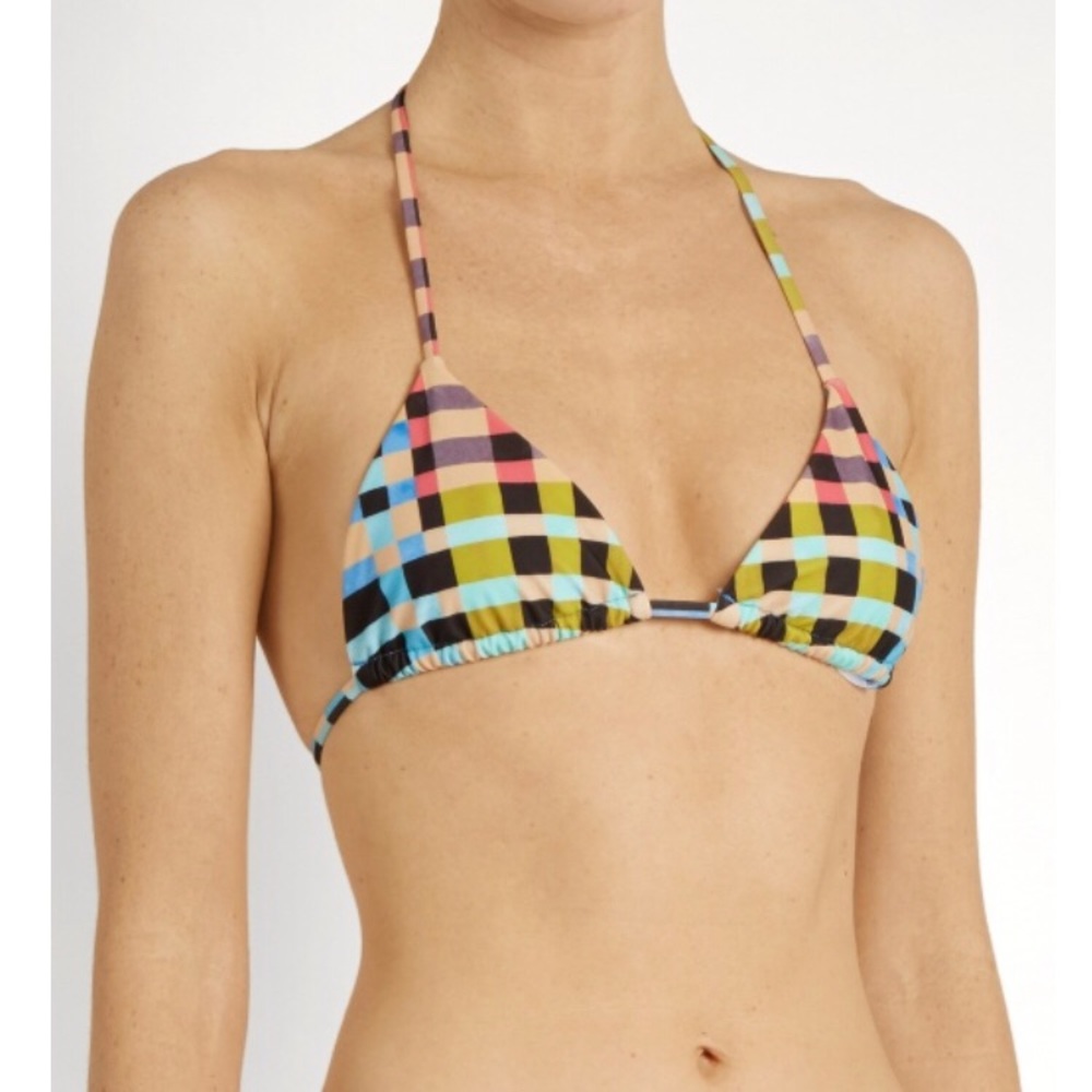 Mara Hoffman Plaid bikini, never worn